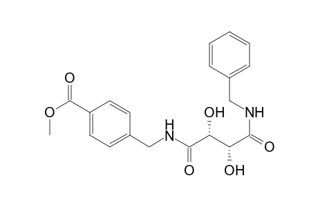 L-(2R,3R)-4-[(3-benzylcarbamoyl-2,3-dihydroxy-propionamido)methyl]-benzoic acid methyl ester