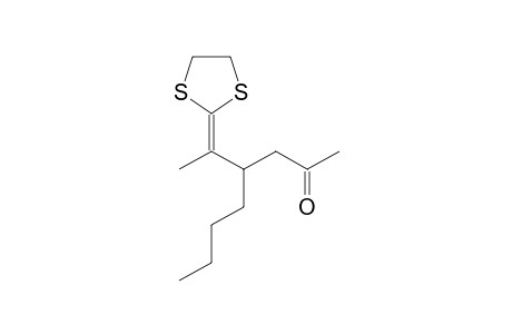 4-(1-(1,3-Dithiolan-2-ylidene)ethyl)octan-2-one