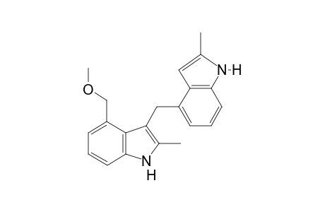 4-(methoxymethyl)-2-methyl-3-[(2-methyl-1H-indol-4-yl)methyl]-1H-indole