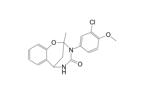 10-(3-chloro-4-methoxyphenyl)-9-methyl-8-oxa-10,12-diazatricyclo[7.3.1.0²,⁷]trideca-2,4,6-trien-11-one