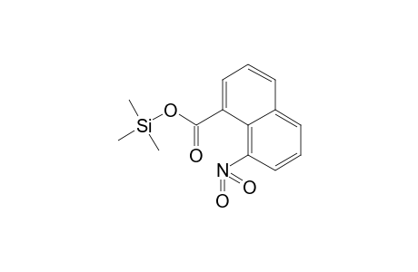 8-Nitro-1-naphthoic acid, trimethylsilyl ester