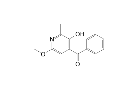 Methanone, (3-hydroxy-6-methoxy-2-methyl-4-pyridinyl)phenyl-