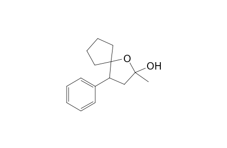 2-Methyl-4-phenyl-1-oxaspiro[4,4]nonan-2-ol