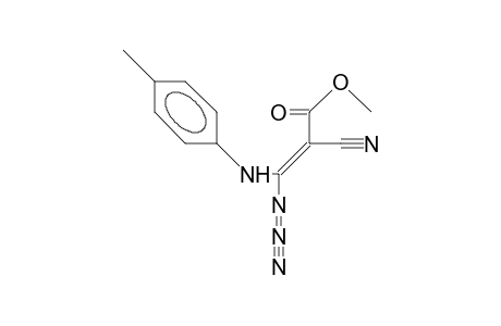 Methyl 3-azido-3-(4-methylphenylamino)-2-cyano-acrylate