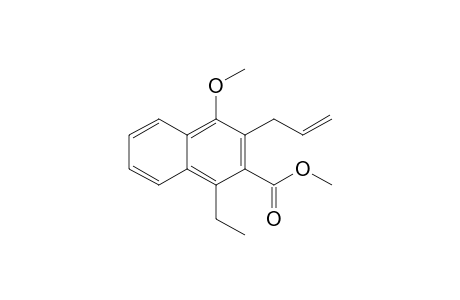 Methyl 4-ethyl-2-allyl-1-methoxy-3-naphthoate