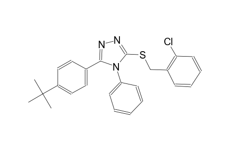 4H-1,2,4-triazole, 3-[[(2-chlorophenyl)methyl]thio]-5-[4-(1,1-dimethylethyl)phenyl]-4-phenyl-