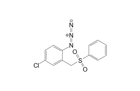 4-Chloro-2-[(phenylsulfonyl)methyl]benzeneazide