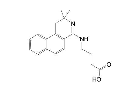 4-(2,2-Dimethyl-1,2-dihydro-benzo[f]isoquinolin-4-ylamino)-butyric acid