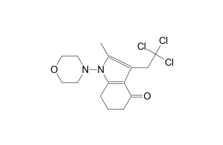 2-Methyl-1-morpholin-4-yl-3-(2,2,2-trichloro-ethyl)-1,5,6,7-tetrahydro-indol-4-one