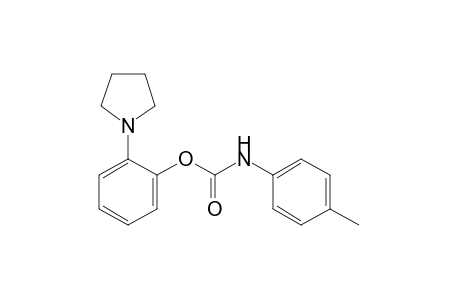 o-(1-pyrrolidinyl)phenol, p-methylcarbanilate (ester)