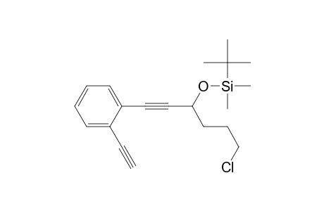 tert-butyl-[1-(3-chloropropyl)-3-(2-ethynylphenyl)prop-2-ynoxy]-dimethyl-silane
