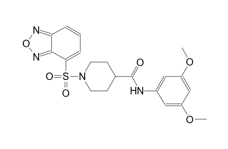 1-(2,1,3-benzoxadiazol-4-ylsulfonyl)-N-(3,5-dimethoxyphenyl)-4-piperidinecarboxamide