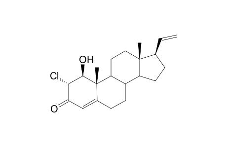 4,20-Pregnadien-1.beta.-hydroxy-2.alpha.-chloro-3-one