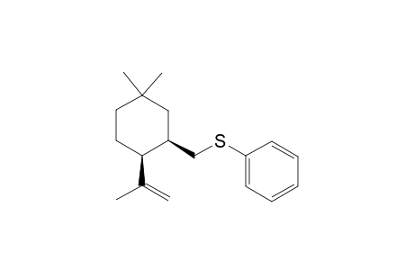 cis-1,1-Dimethyl-3-((phenylthio)methyl)-4-(2-propenyl)cyclohexane