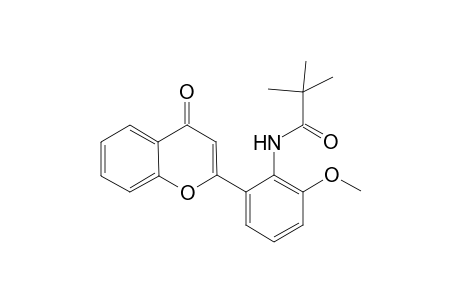 2-[(2'-(Pivaloylamino)-3'-methoxyphenyl]-4H-[1]-benzopyran-4-one