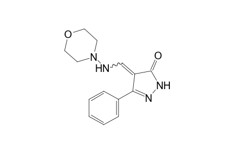 4-[(morpholinoamino)methylene]-3-phenyl-2-pyrazolin-5-one