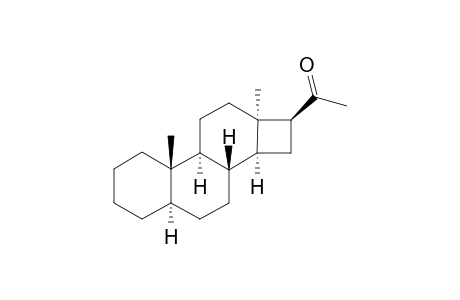 Cyclobuta[a]phenanthrene, D(15)-norpregnan-20-one deriv.
