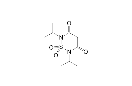 2H-1,2,6-Thiadiazine-3,5(4H,6H)-dione, 2,6-bis(1-methylethyl)-, 1,1-dioxide