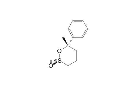 CIS-6-METHYL-6-PHENYL-1,2-OXATHIANE-2-OXIDE