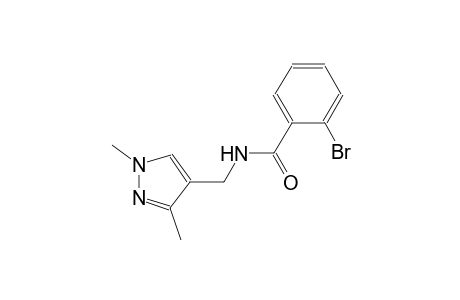 2-bromo-N-[(1,3-dimethyl-1H-pyrazol-4-yl)methyl]benzamide