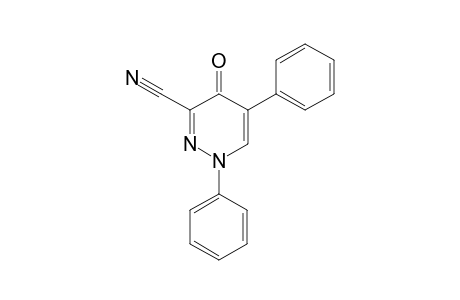 4-Oxo-1,5-diphenyl-1,4-dihydro-3-pyridazinecarbonitrile