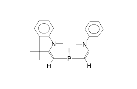 BIS(1,3,3-TRIMETHYLINDOLIN-2-YLIDENEMETHYL)IODOPHOSPHINE (ISOMERMIXTURE)