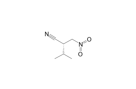 (2S)-3-methyl-2-(nitromethyl)butanenitrile