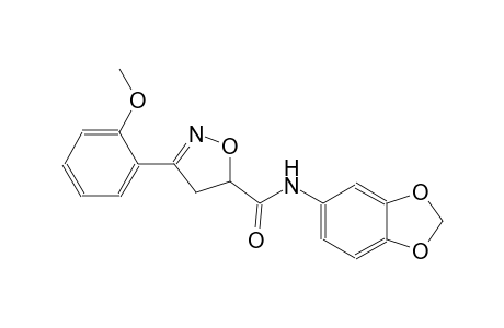 5-isoxazolecarboxamide, N-(1,3-benzodioxol-5-yl)-4,5-dihydro-3-(2-methoxyphenyl)-
