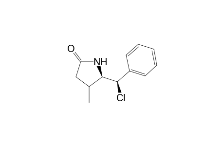 (+-)-(4RS)-5-[(RS)-Chlorophenylmethyl]-4-methylpyrrolidin-2-one