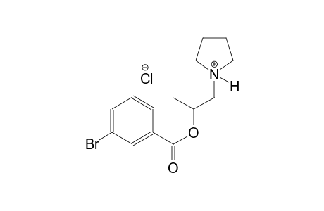1-{2-[(3-bromobenzoyl)oxy]propyl}pyrrolidinium chloride