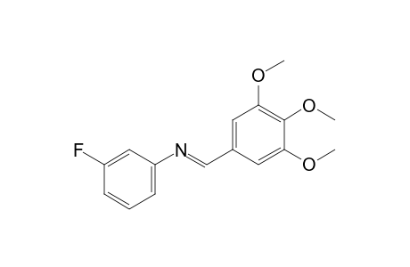 m-fluoro-N-(3,4,5-trimethoxybenzylidene)aniline