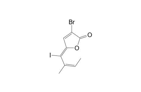 3-Bromo-5-[(Z)-1'-iodopentylidene]-2(5H)-furanone