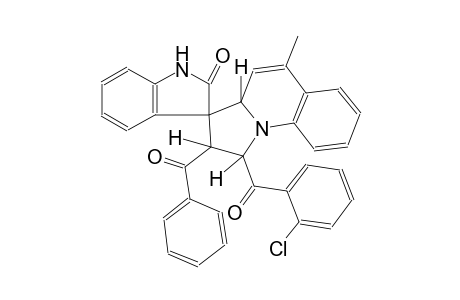 (1'S,2'S,3R,3a'R)-2'-benzoyl-1'-(2-chlorobenzoyl)-5'-methyl-2',3a'-dihydro-1'H-spiro[indoline-3,3'-pyrrolo[1,2-a]quinolin]-2-one