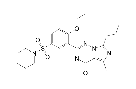 PIPERIDENAFIL;2-[2-ETHOXY-5-(PIPERIDINE-1-SULFONYL)-PHENYL]-5-METHYL-7-PROPYL-3H-IMIDAZO-[5,1-F]-[1,2,4]-TRIAZIN-4-ONE