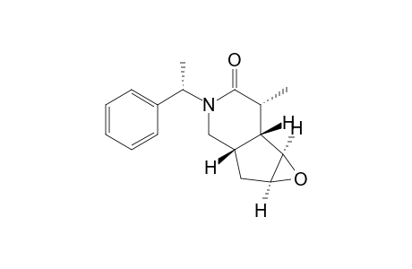 (1S,5R,6R,7R,8S,1'S)-3-(1'-Phenylethyl)-5-methyl-7,8-epoxy-3-azabicyclo[4.3.0]non-7-en-4-one