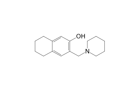 3-(piperidinomethyl)-5,6,7,8-tetrahydro-2-naphthol