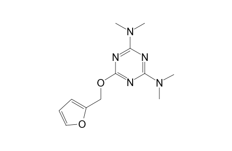 1,3,5-Triazine, 2-(2-furfuryloxy)-4,6-bis(dimethylamino)-