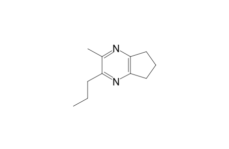 Methyl-2-propyl-3-dihydro-6,7-5H-cyclopenta[b]pyrazine