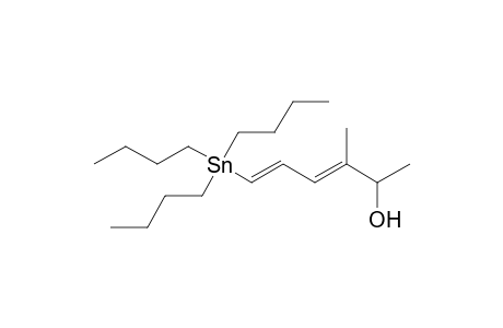 (3E,5E)-3-Methyl-6-(tri-n-butylstannyl)hex-3,5-dien-2-ol