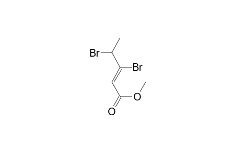 2-Pentenoic acid, 3,4-dibromo-, methyl ester, (Z)-