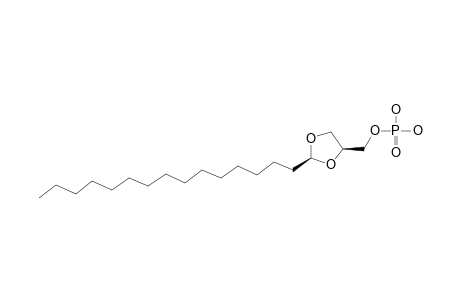 cis-2-Pentadecyl-1,3-dioxolane-4-methylphosphoric acid