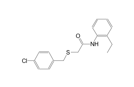 acetamide, 2-[[(4-chlorophenyl)methyl]thio]-N-(2-ethylphenyl)-
