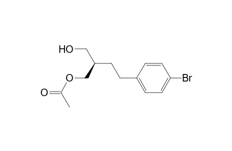 (R)-(+)-2-[2-(4-Bromophenyl)ethyl]-1,3-propanediol Monoacetate