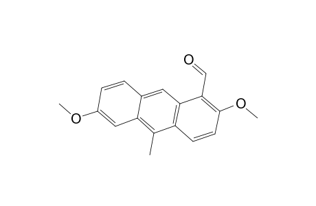 2,6-Dimethoxy-10-methyl-1-anthracenecarbaldehyde