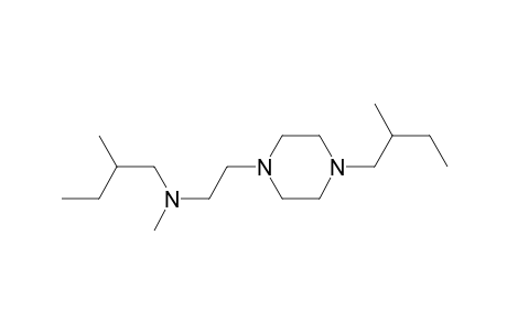 1-(2-(N-2-Methylbutyl,N-methylamino)ethyl)-4-(2-methylbutyl)piperazine