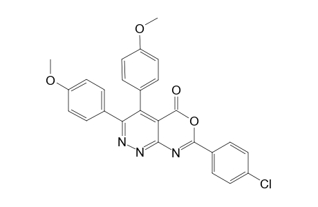 2-(4-Chlorophenyl)-5,6-bis(4-methoxyphenyl)pyridazino[3,4-d][3,1]oxazin-4-one