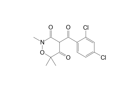 4-(2,4-Dichlorobenzoyl)-5-hydroxcy-2,6,6-dimethyl-6H-[1,2]oxazinane-3-one