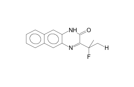 3-(ALPHA-FLUOROISOPROPYL)-2-OXO-6,7-BENZO-1,2-DIHYDROQUINOXALINE