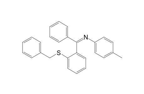 N-[2-(Benzylthio).alpha.-phenylbenzylidene]-4-methylaniline