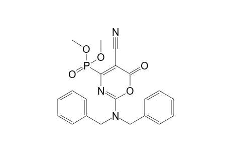 Dimethyl (5-Cyano-2-dibenzylamino-6-oxo-6H-1,3-oxazin-4-yl)phosphonate